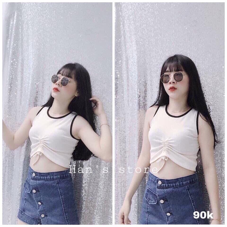 ÁO CROPTOP ruts DÂY Thời Trang  ĐỦ SIE S-M-L (CAM KẾT HÀNG ĐẸP, BAO ĐỔI TRẢ MIỄN PHÍ)