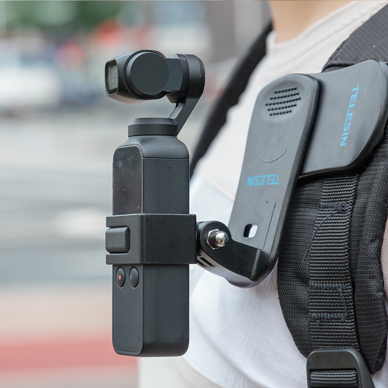 Kẹp dây Balo gắn GoPro 12/11/ 10/ 9 / 8 / 7 / 6 / Action cam Telesin (hàng chính hãng) Phụ kiện không bao gồm máy quay phim