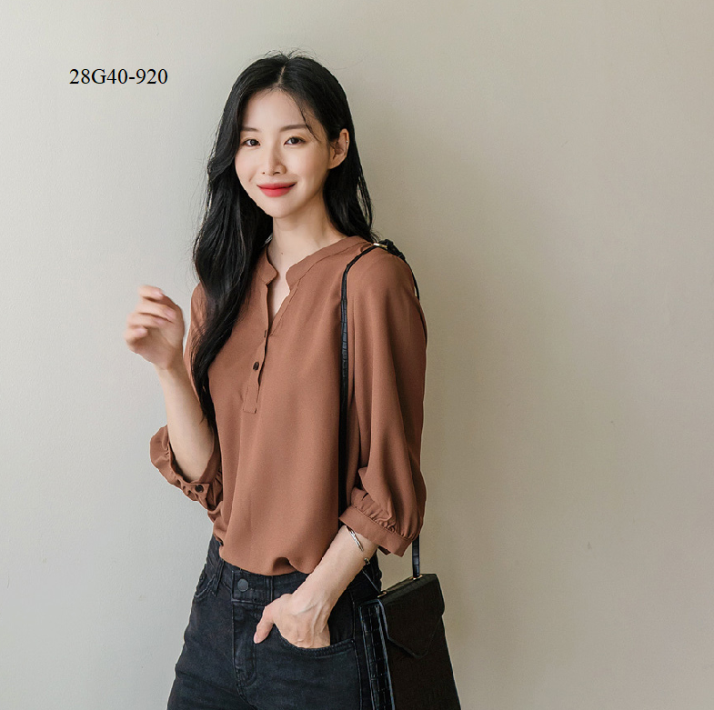 ÁO SƠ MI TAY LỠ BỒNG BỀNH