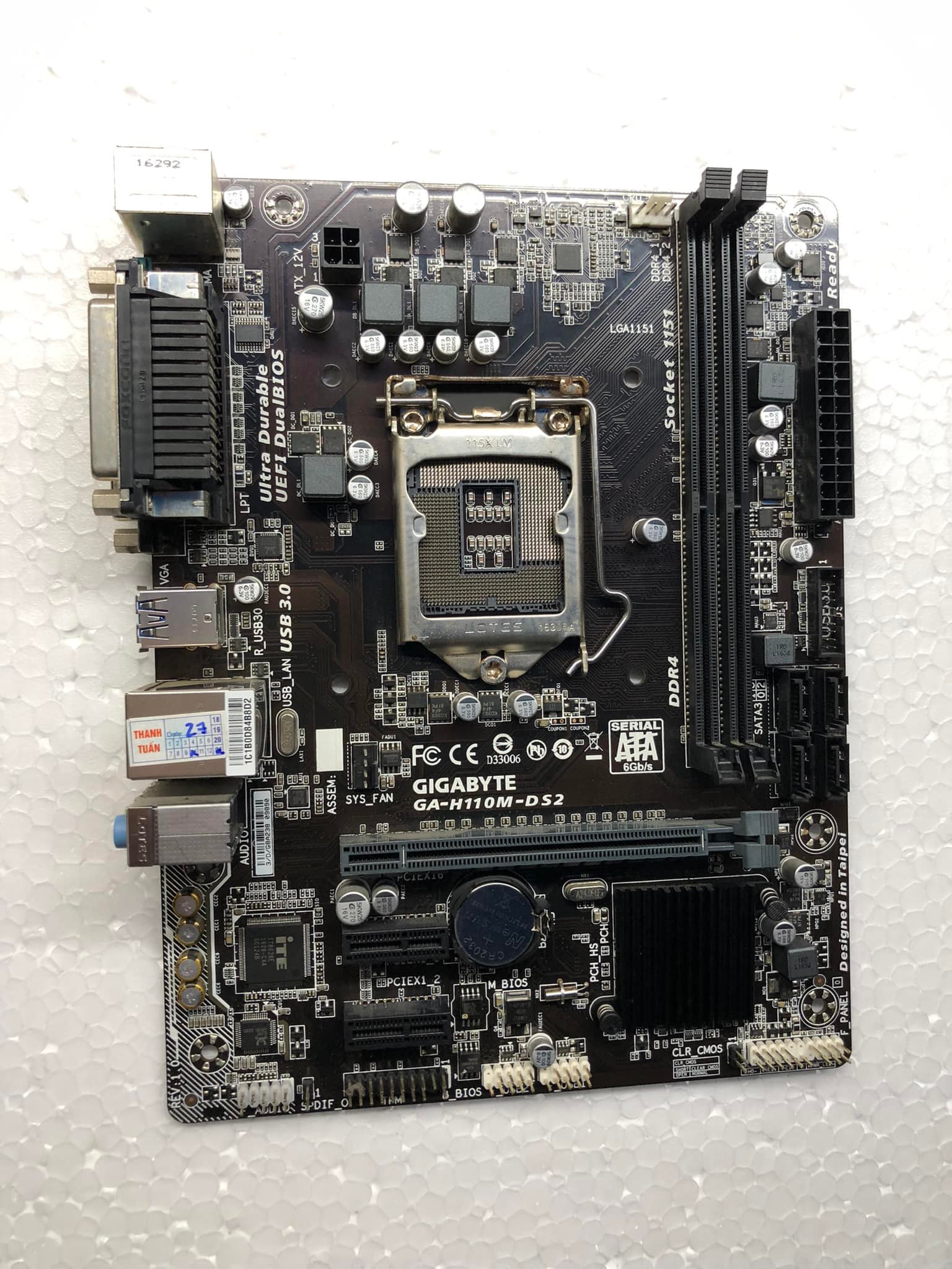 Main máy tính GIGA H110 đã test kĩ
