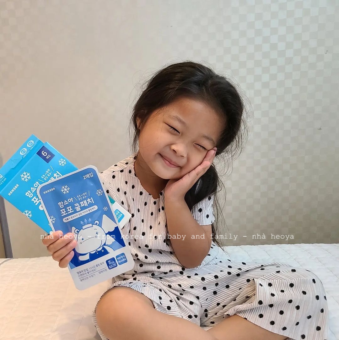 MIẾNG DÁN HẠ SỐT HAMSOA CHO BÉ
