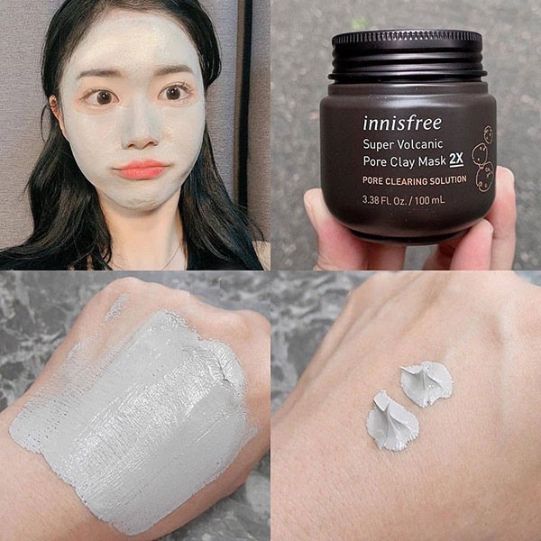 Mặt Nạ Đất Sét Innis Super Volcanic Pore Clay Mask 2X (100ml)