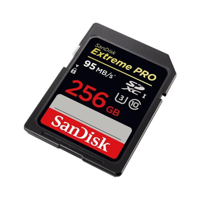 Thẻ nhớ SD sandisk Extreme PRO 256GB 95Mb/s SDXC UHS-I/U3 633x - 95MB/s