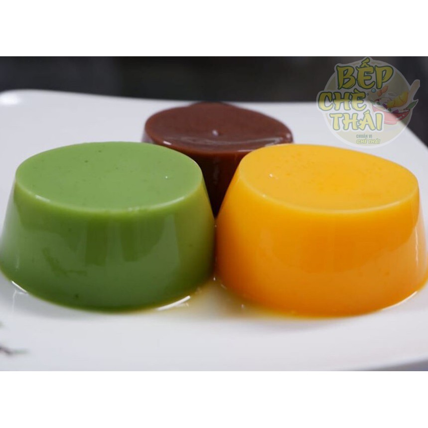 Pudding trứng socola matcha dâu siêu ngon BẾP CHÈ THÁI