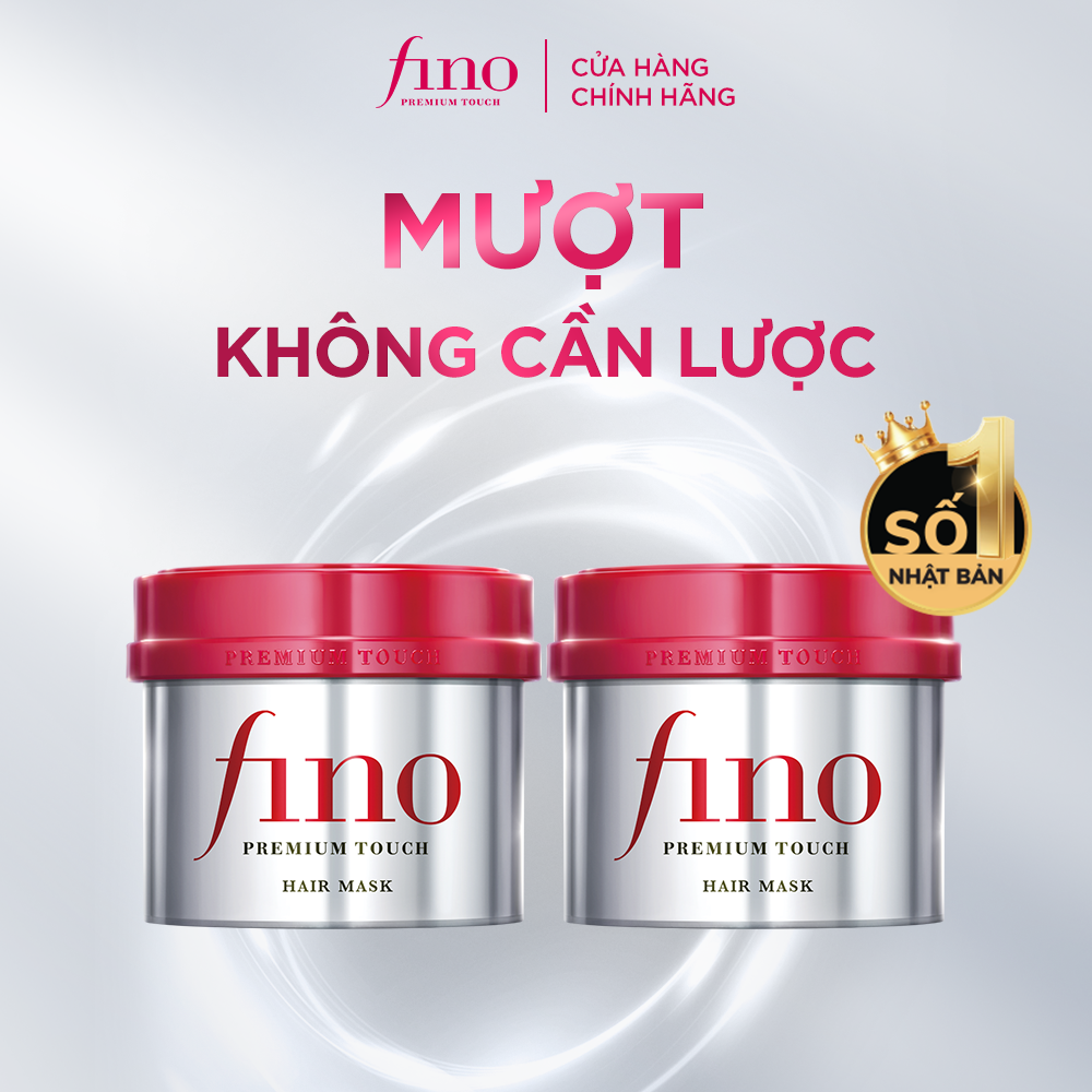 [Tiết Kiệm Hơn] Bộ 2 Kem Ủ Tóc Cao Cấp Fino Premium Touch 230G