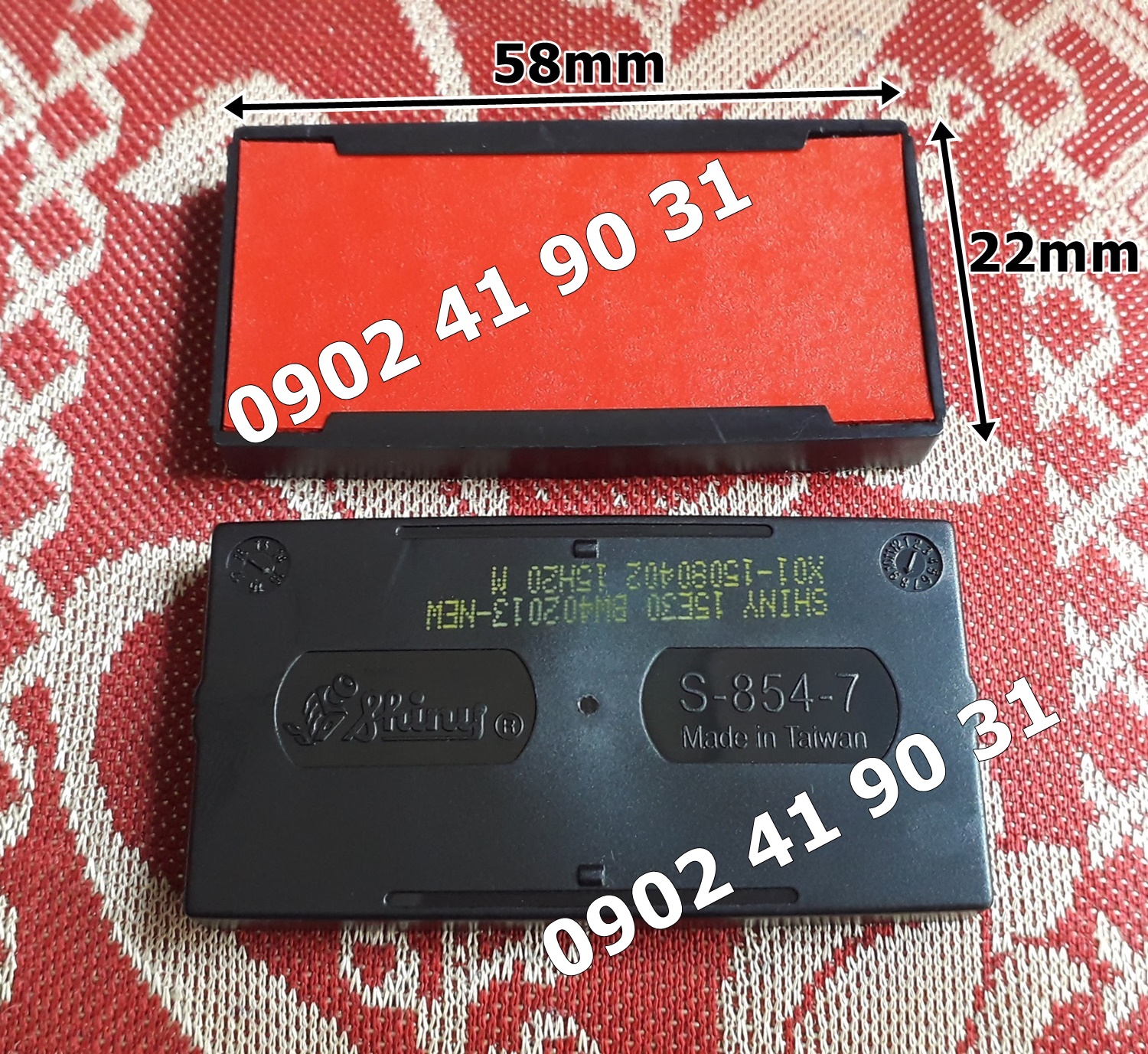 Tampon Dấu Lật Shiny S854 [ Thẻ Mực Cho Dấu Shiny S-854, S-844, S-824, S-224 ]