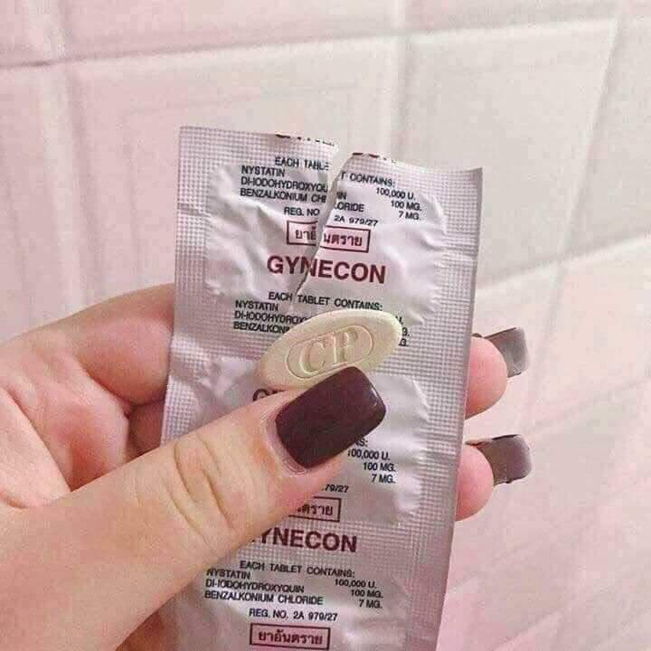 Combo 5 vỉ Viên đặt Phụ Khoa GYNECON Thái Lan