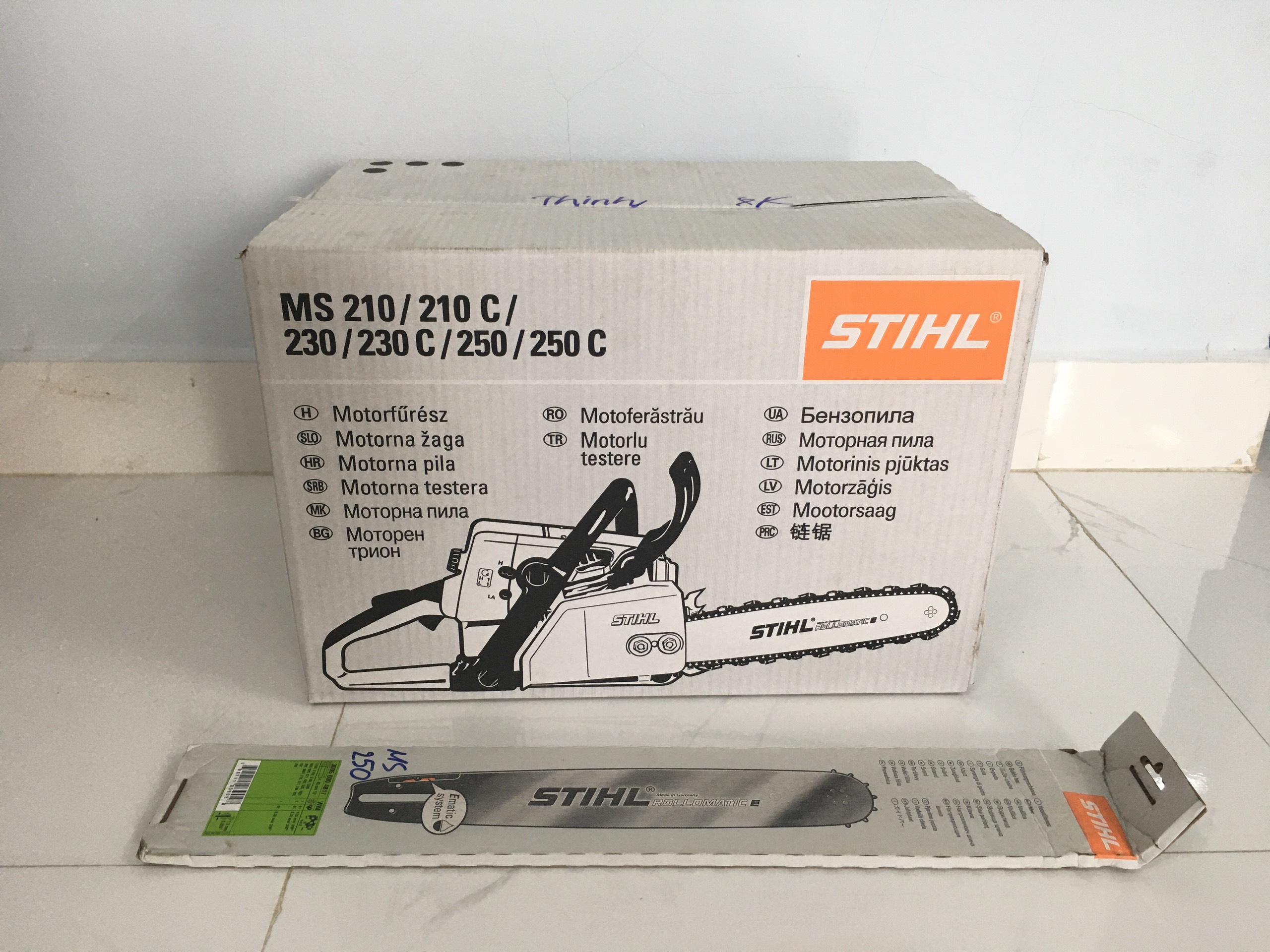 Máy cưa xích STIHL MS 250 chính hãng (Đã bao gồm sên lam + Khuyến mãi)
