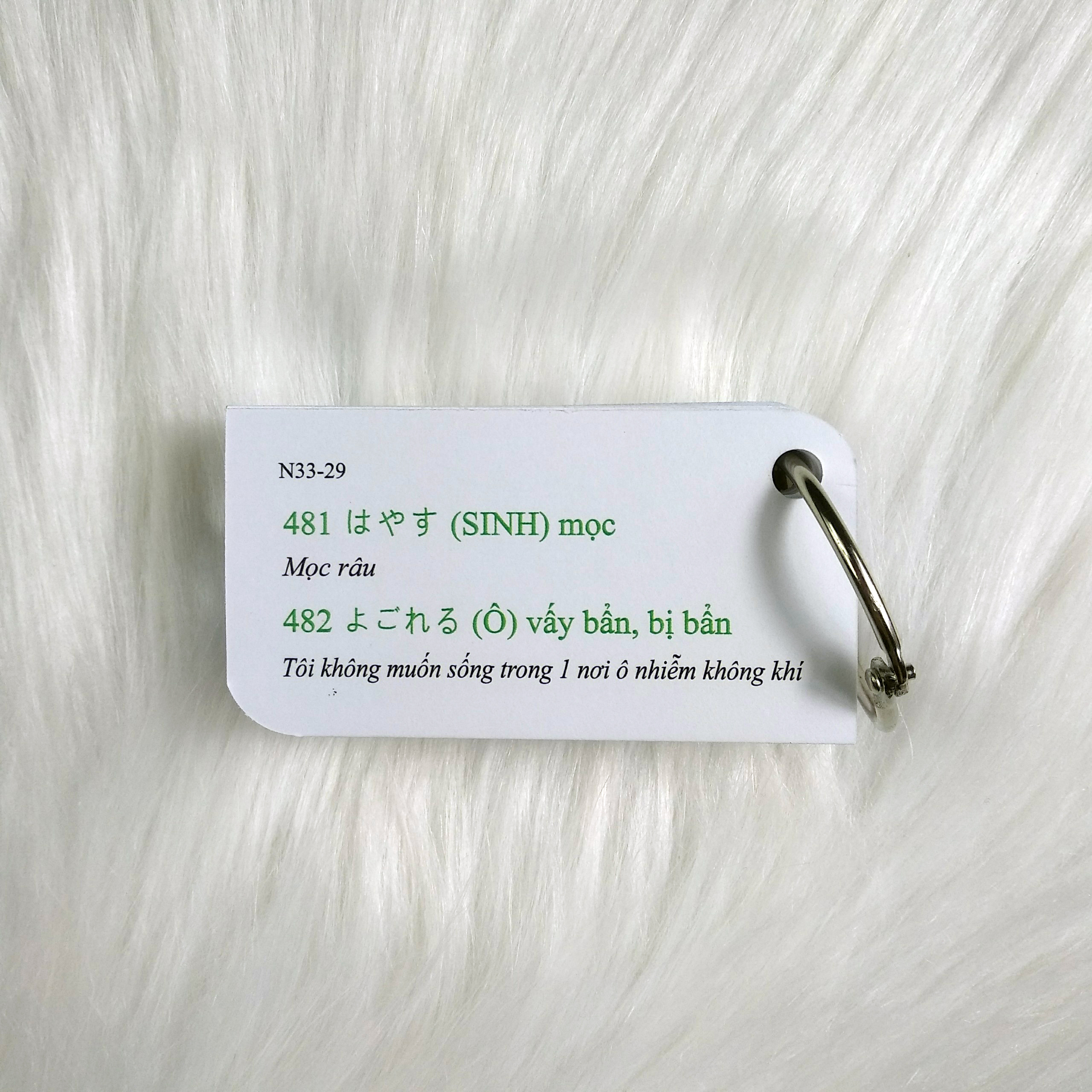 [HCM] Bộ Flashcard Từ Vựng Trung Cấp N3 ( Mimikara Oboeru)