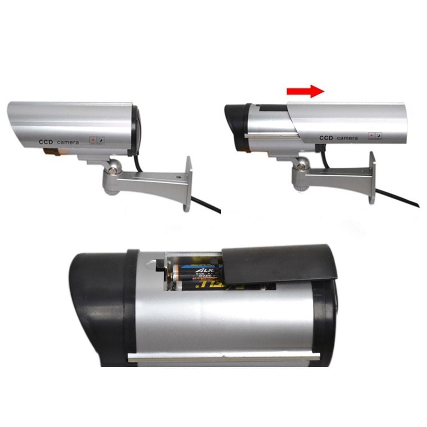 Camera mô hình giám sát thân dài dọa trộm, camera giá rẻ
