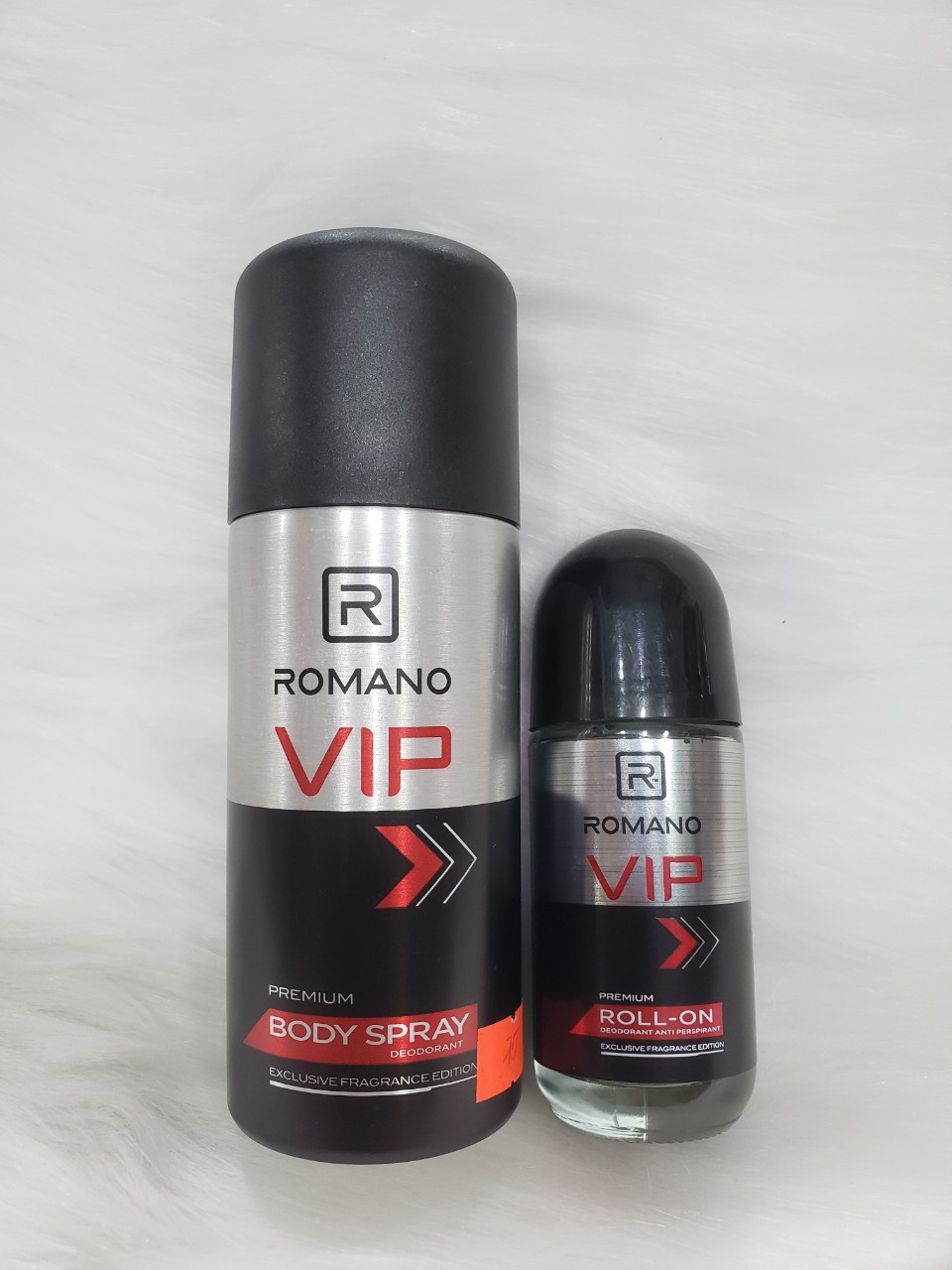 Combo xịt ngăn mùi toàn thân romano vip 150ml và lăn vip romano 50ml