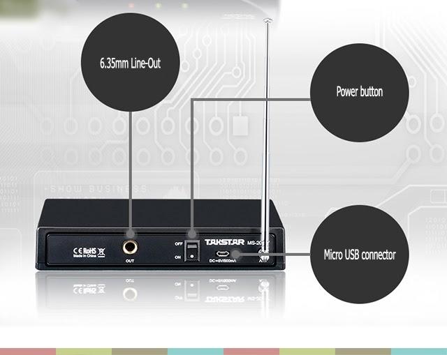 Micro hội thảo không dây Takstar MS-208W