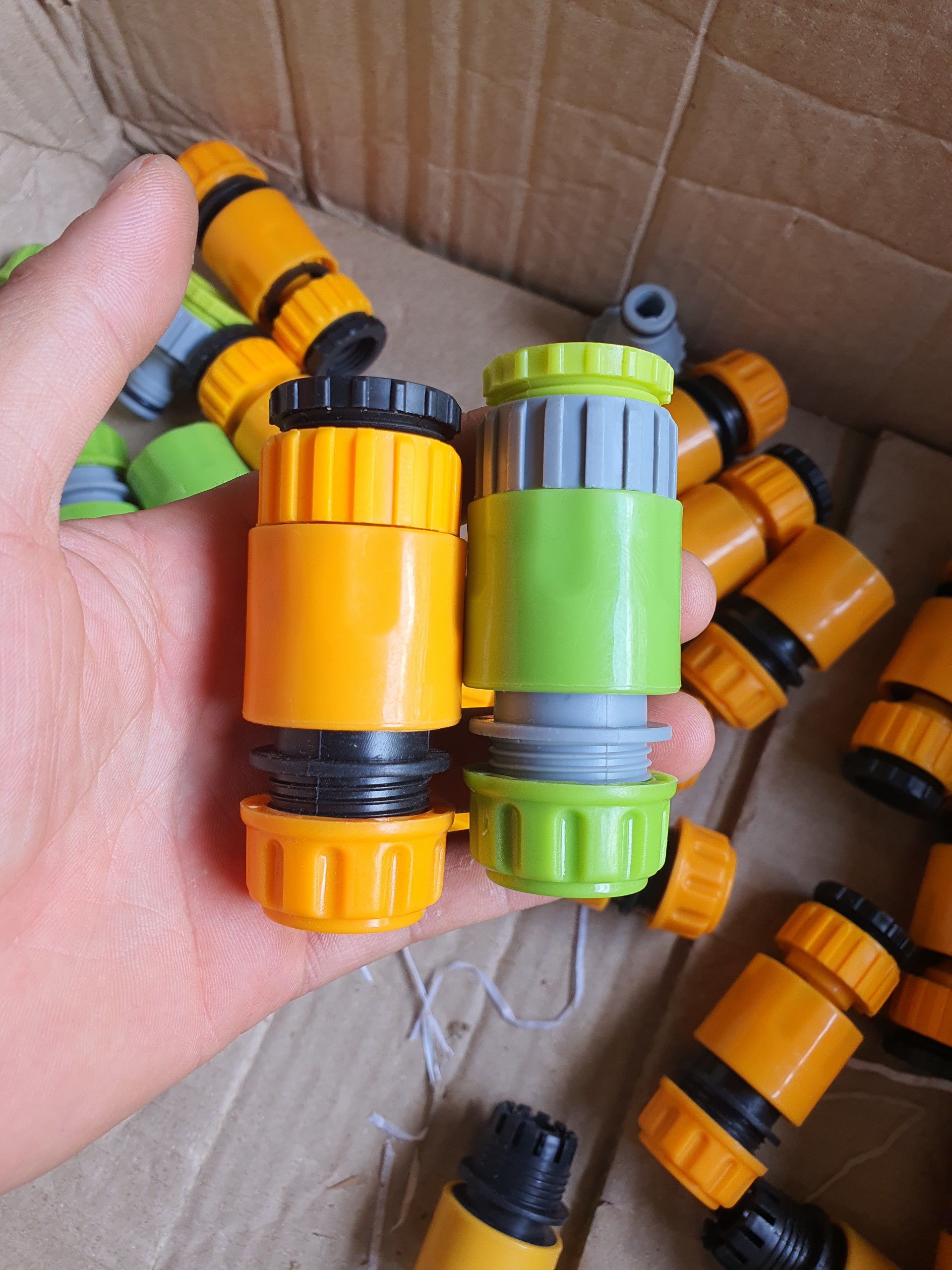 14mm 16mm plastic pipe 21, 27 screw thread quick installation faucet adapter