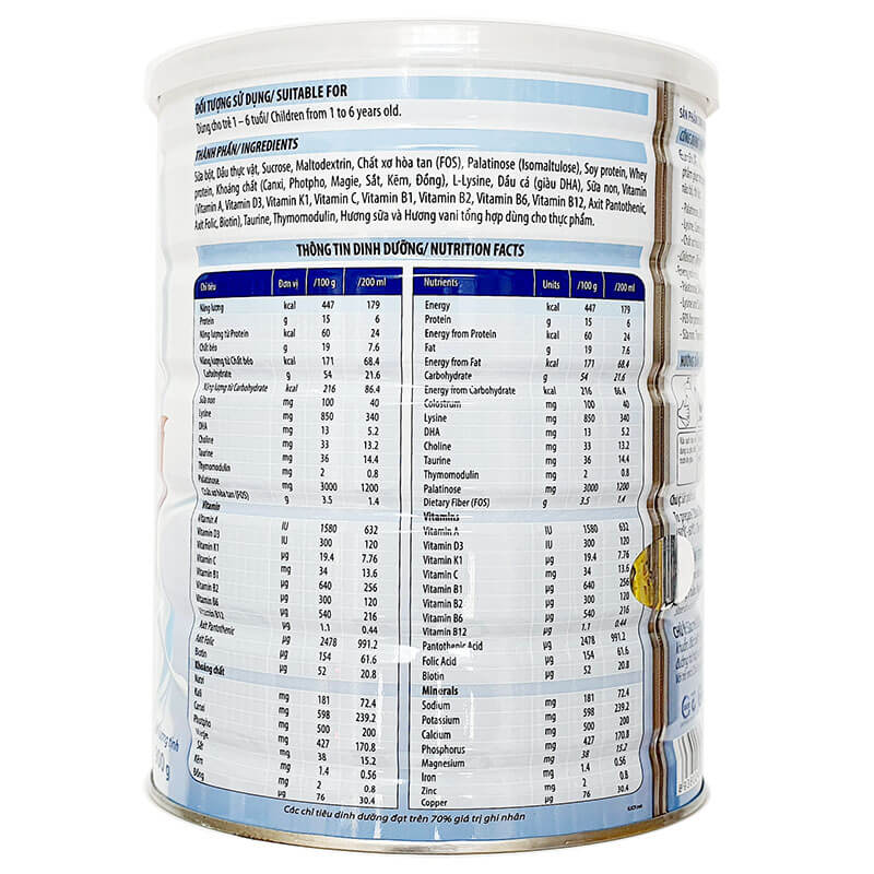 Sữa Bột Eurofit A+ 900g cho trẻ1_6 tuổi (Date 2026)