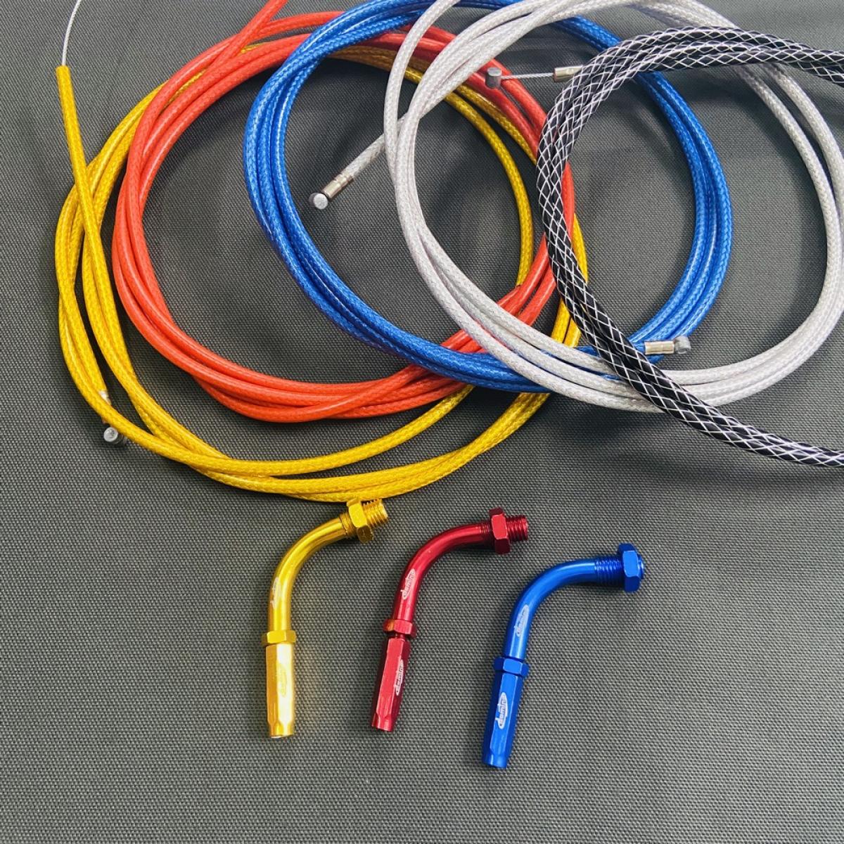 Dây ga thái, ống ga, co ga nhôm cho cùm tăng tốc dài 1mét9