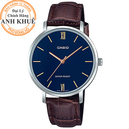 Đồng hồ nữ dây da Casio Anh Khuê LTP-VT01L-2BUDF