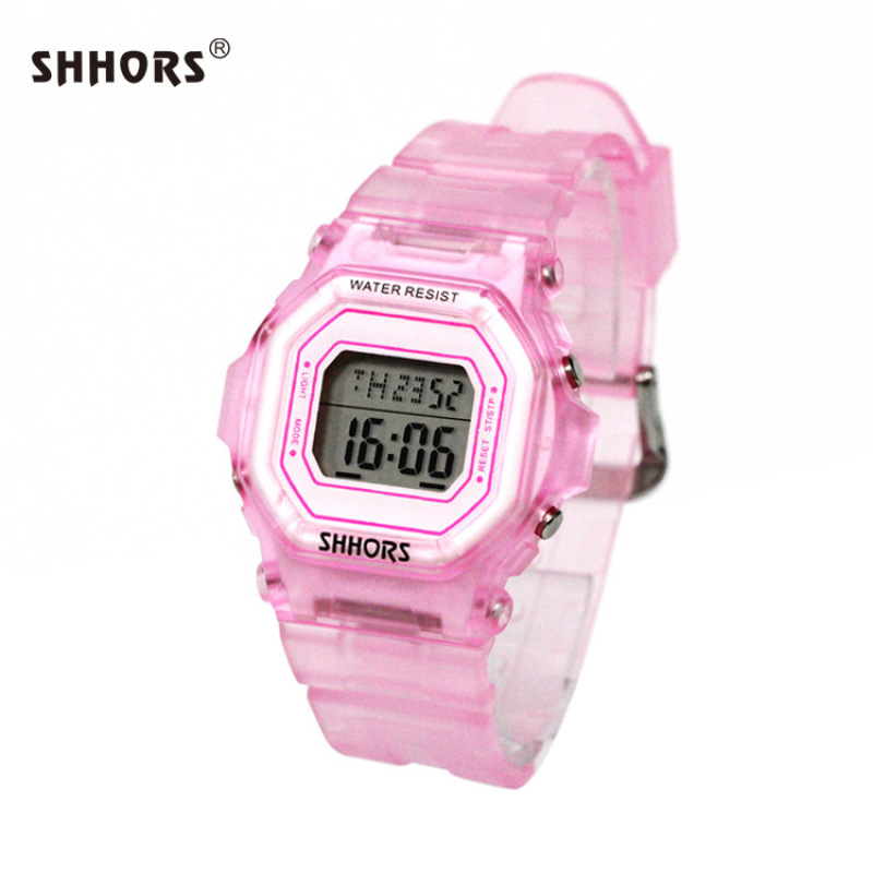 Nơi bán SHHORS Đồng Hồ Điện Tử Baby Chống Nước, Size 26mm, Thời Trang Dây Dẻo Chống Shock 691.