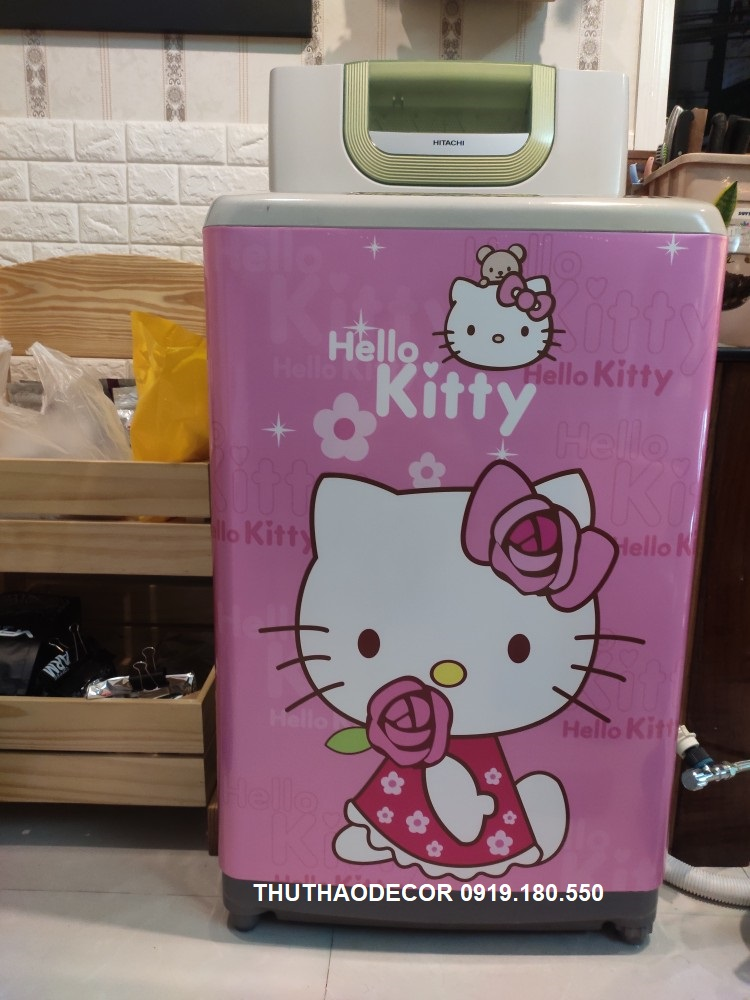 DECAL DÁN MÁY GIẶT KHỔ 60x90 CM - TỦ LẠNH MINI - THUTHAODECOR