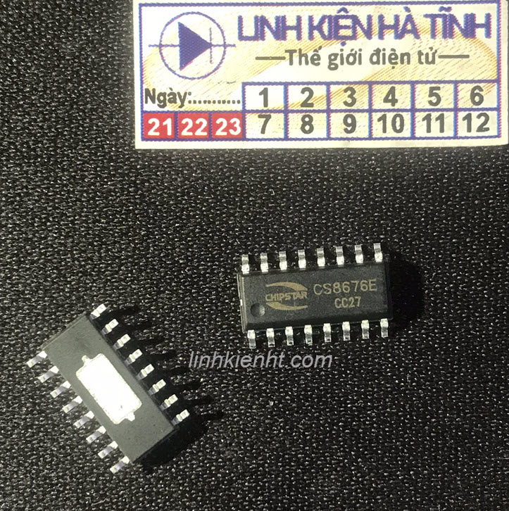 Túi 2 con ic công suất cs8676e cs8676 esop-16 mới