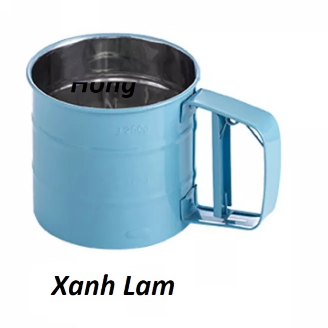 [New] machine flour sieve stainless steel automatic. CA sprinkle powder handle mesh filter super smooth. Baking tools floor Comb Ca high professional