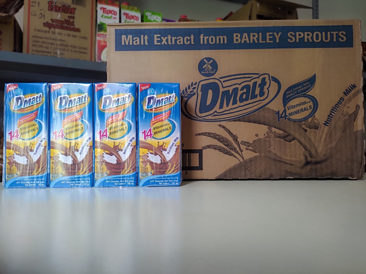 [HCM]Sữa Cacao Lúa Mạch DMALT (180ml x 4 Hộp)