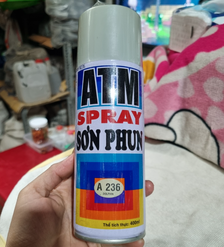 Sơn Xịt ATM Spray 400ml nhiều màu nhiều chất liệu phủ lên mọi bề mặt cao cấp - Hàng chính hãng