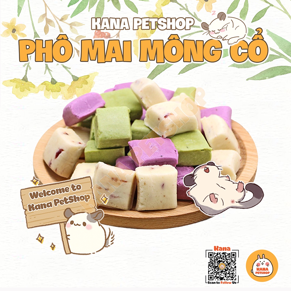Viên phô mai sữa non hamster 🐹freeship🐹 phô mai dinh dưỡng siêu béo cheesethức ăn dặm cho hamster , sóc , sóc bay úc
