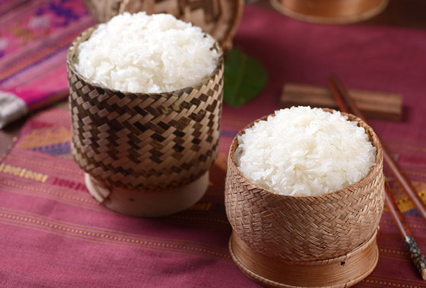 Bộ típ tre đựng xôi Lào Thái Lan กระติ๊บใส่ข้าวเหนียว