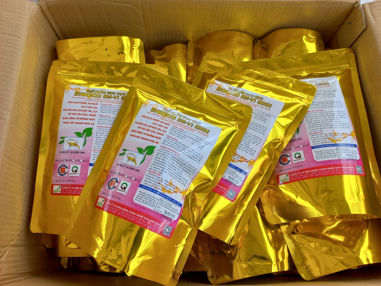 Chế phẩm sinh học biotech em-vi sinh