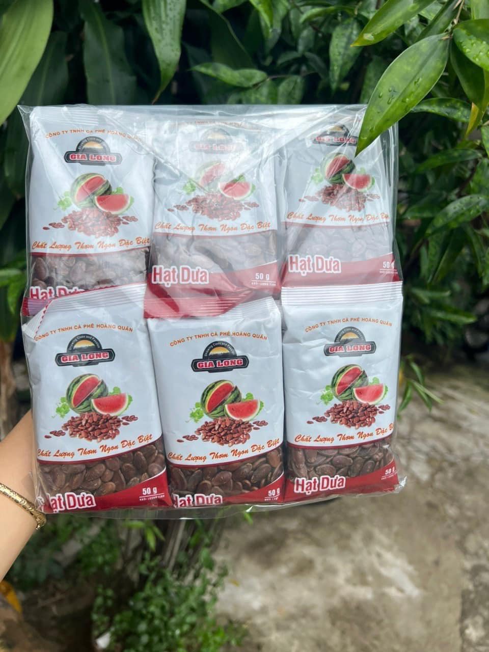 Hạt Dưa Sạch Gia Long vị mộc rang củi thơm giòn béo (40g)