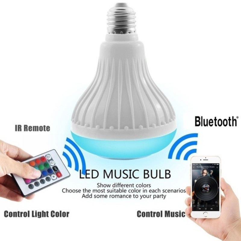 Bóng đèn LED độc đáo kiêm loa nghe nhạc bluetooth