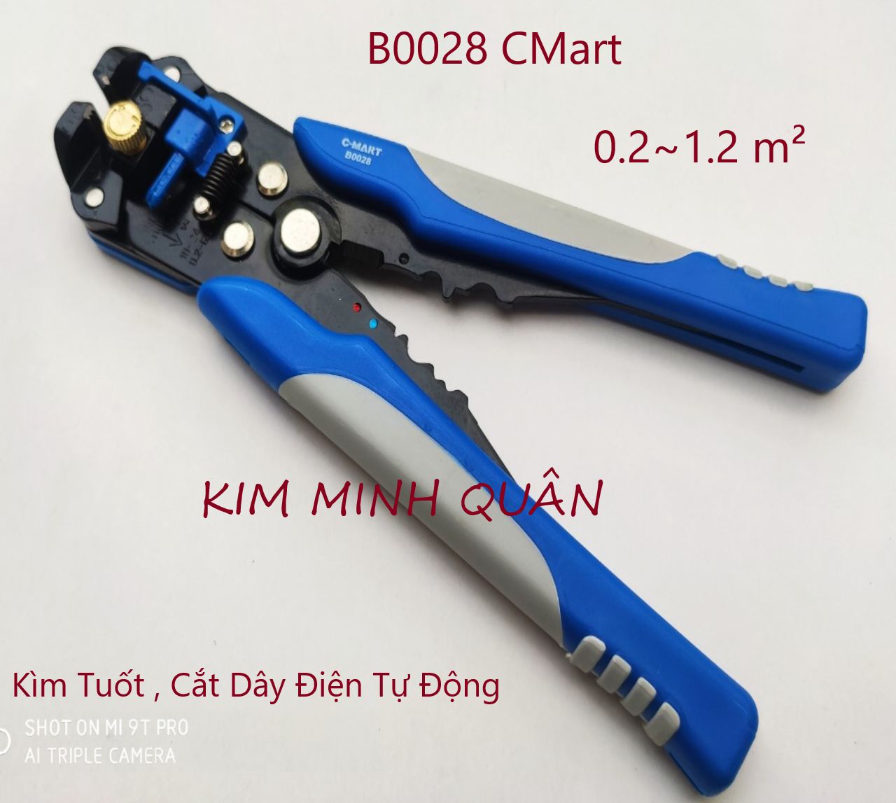 Kìm tuốt , cắt dây điện tự động 0.2~1.5m² b0028 cmart