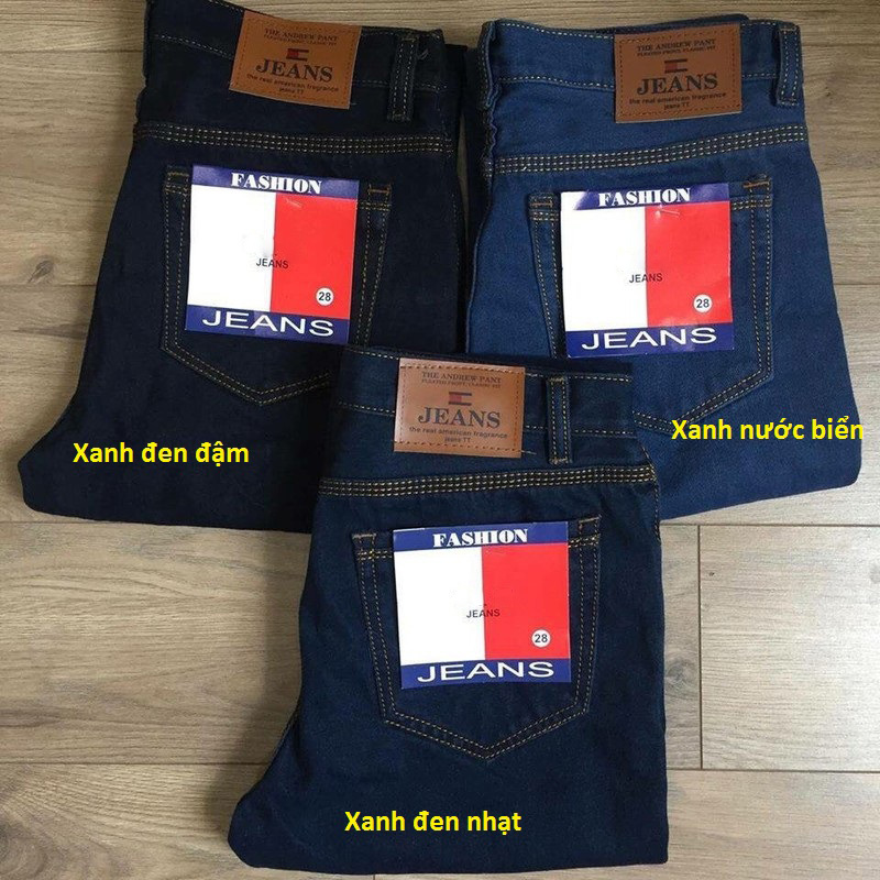Quần JEAN DÀI Nam Ống suông chất vải jean cotton mềm mịn, form chuẩn đẹp - Có size Bự Jean002