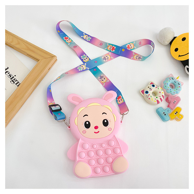Túi đeo chéo pop it cừu siêu dễ thương