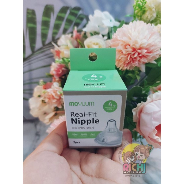 (Lẻ) Núm ti Moyuum (không hộp)