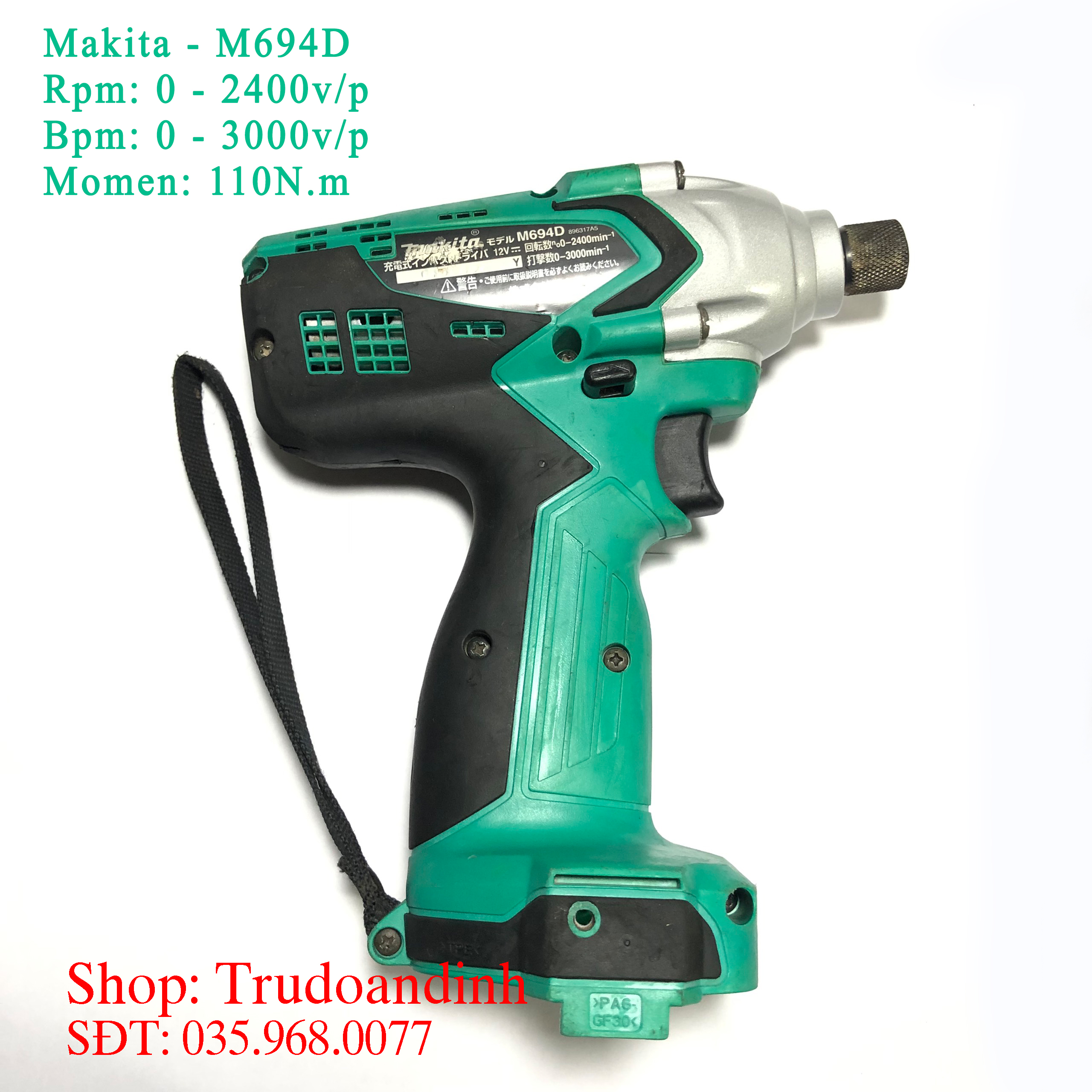 Máy bắn vít Makita 12v - M694D