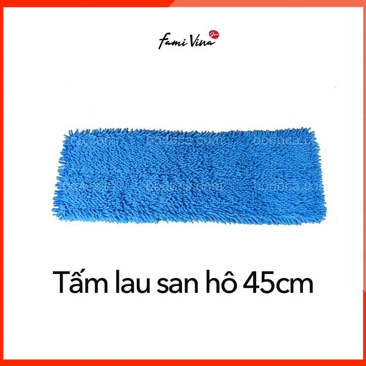 Bông lau san hô 45cm thay thế cây lau nhà công nghiệp 360 hình chữ nhật