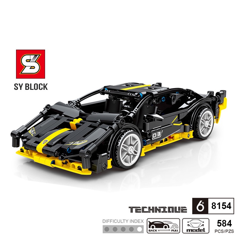 Tương thích với dòng mô hình đua xe Lego xe thể thao xe hơi trẻ em xe  hơi trẻ em đồ chơi lắp ráp hạt nhỏ  Xe Đồ Chơi