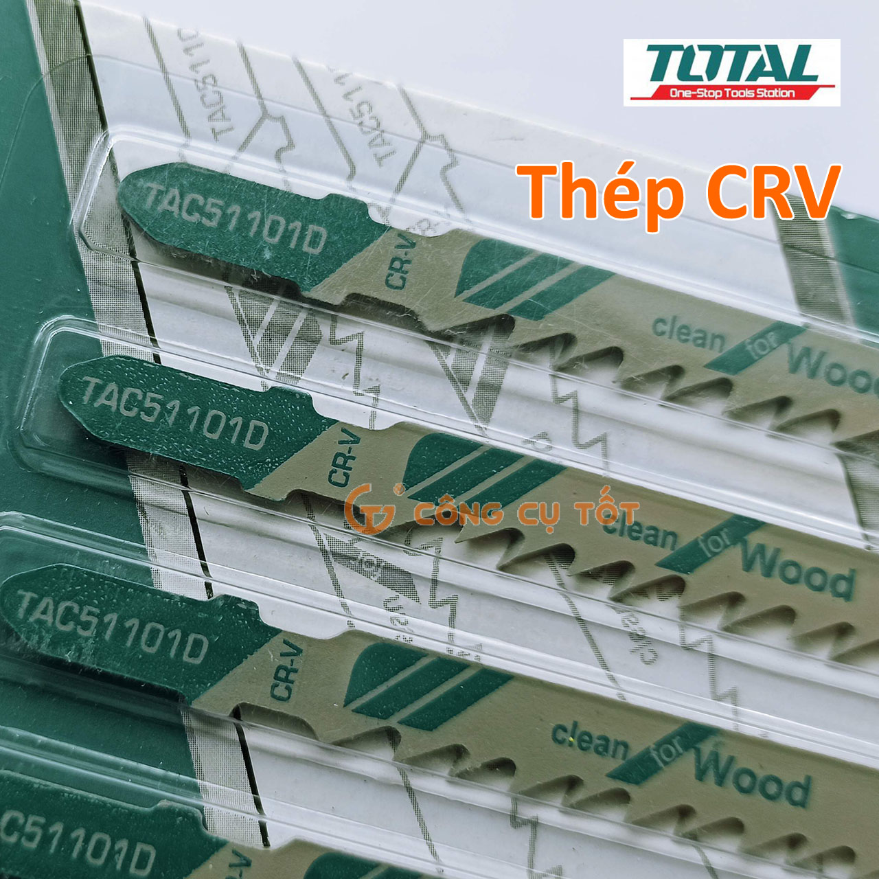 Bộ 5 lưỡi cưa lọng gỗ Total TAC51101D