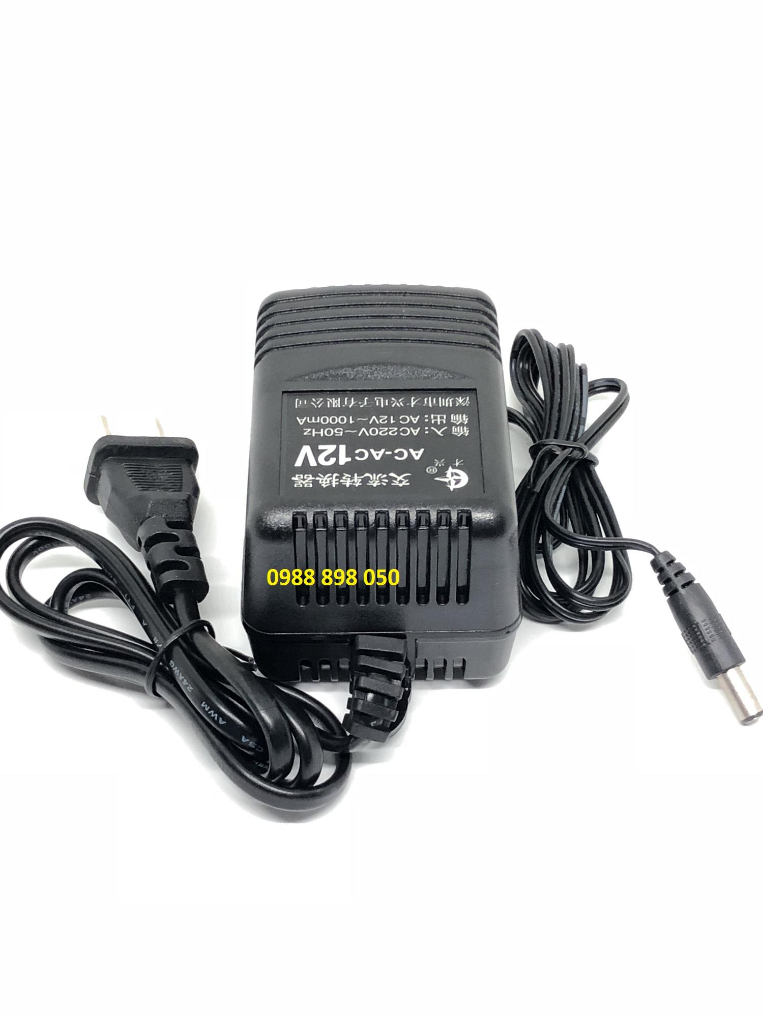 Adapter ac 12v 1000ma 12vac1a