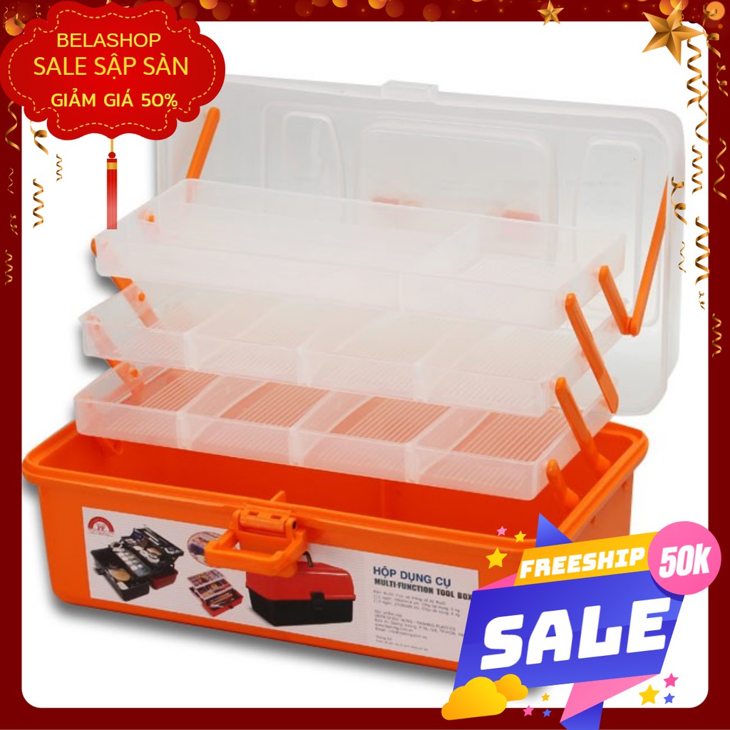 [HCM]Hộp đựng dụng cụ đa năng Tashing Plastic 3 ngăn