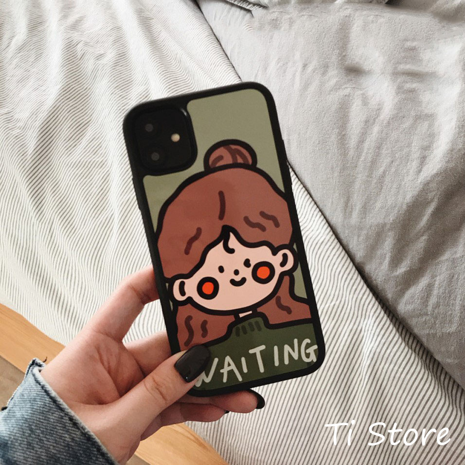 [HCM]Ốp Lưng Girl Waiting iPhone | Từ 6 đến 12 Pro Max | [ TI STORE ]