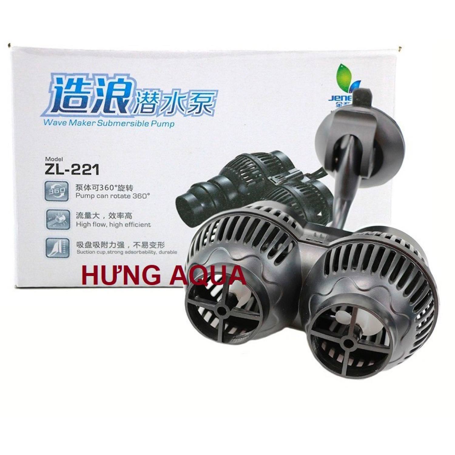 Máy thổi luồng – máy thổi luồng hồ cá – thổi luồng tạo sóng bể cá jeneca zl 101, zl 103, zl-221, zl-223 (hàng chính hãng
