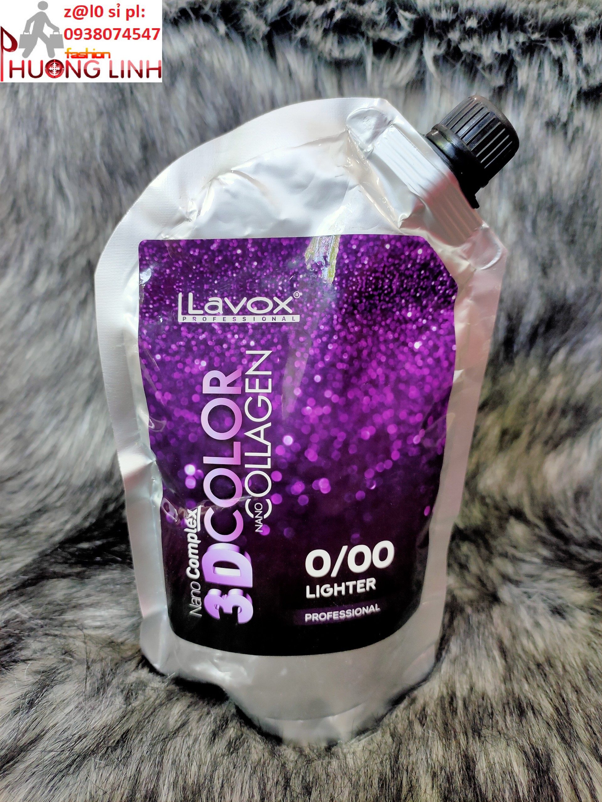 Nhuộm 0/00 lavox dạng túi 500ml
