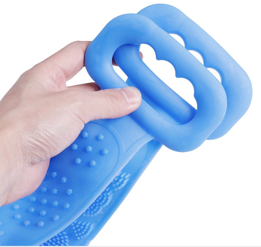 Dây Tắm Chà Lưng Silicone 2 Mặt