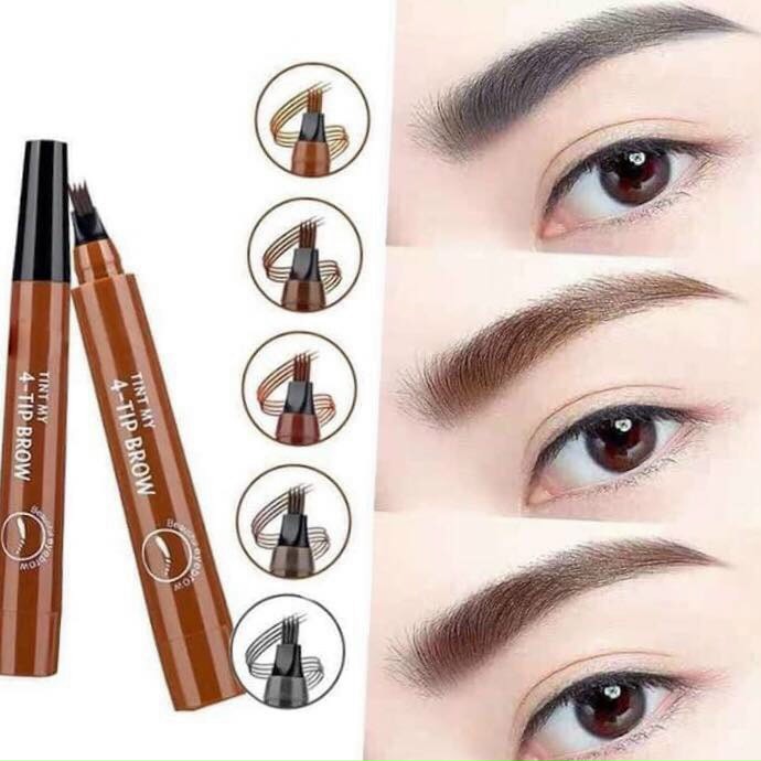 Bút vẽ lông mày phẩy sợi thêu tự nhiên