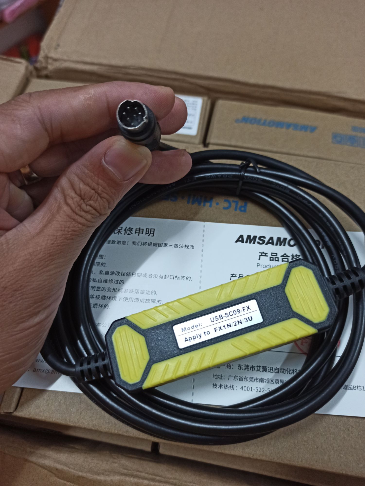 Cáp nạp chương trình PLC Mitsubishi USB-SC09