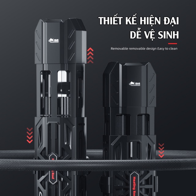 Thanh Sưởi Hồ Cá BAOYU BY E600 1000W (500L->1000L)