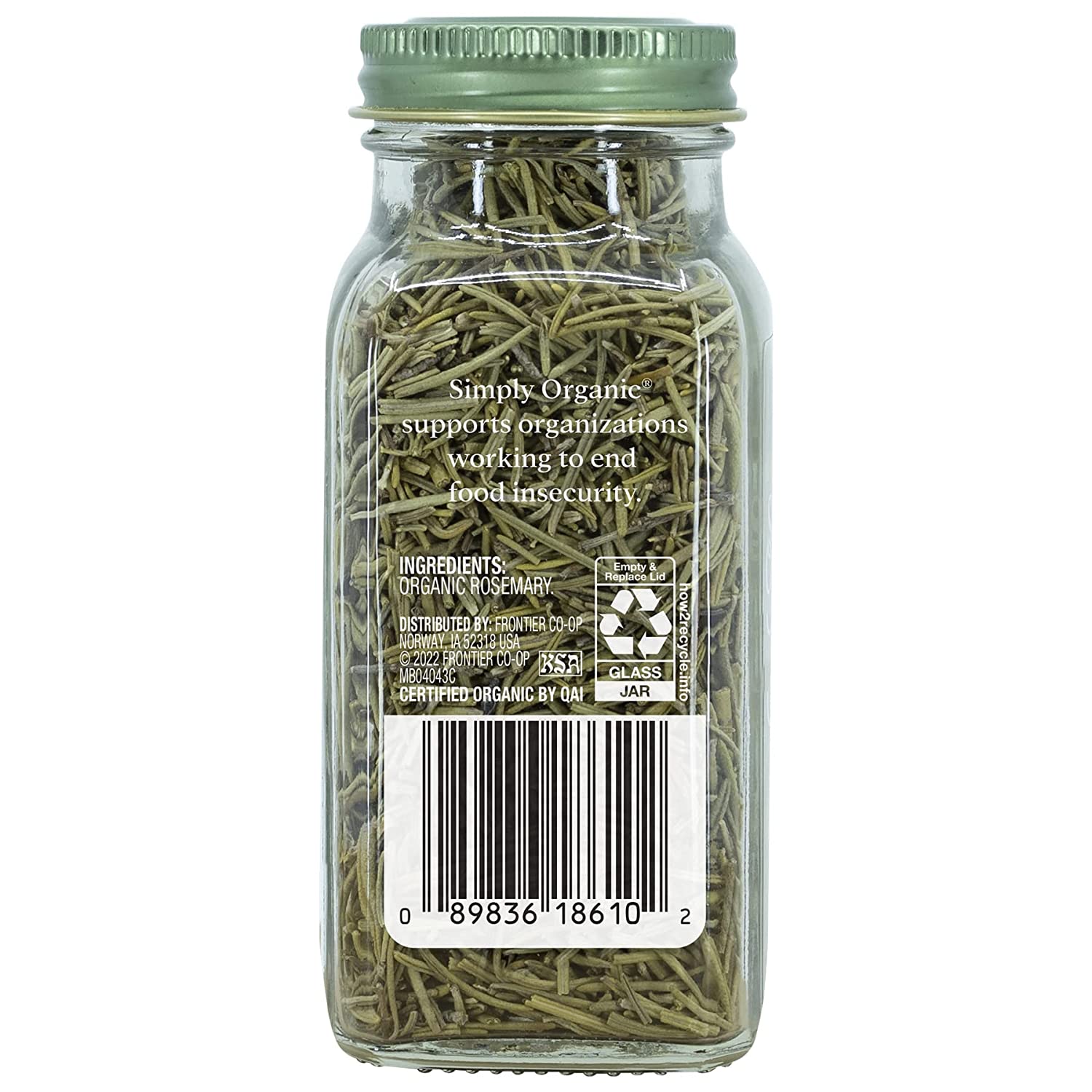 Lá Hương Thảo hữu cơ (Simply Organic Rosemary ) - 21gr
