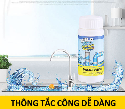 WLLD TORNADO drain powder bottle 110g